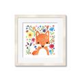 Picture of In the Garden Fox _GroupedProduct_Square_Mini_ _GroupedProduct_Square_Framed_Matted_