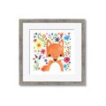 Picture of In the Garden Fox _GroupedProduct_Square_Mini_ _GroupedProduct_Square_Framed_Matted_