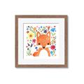 Picture of In the Garden Fox _GroupedProduct_Square_Mini_ _GroupedProduct_Square_Framed_Matted_