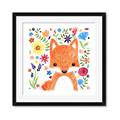 Picture of In the Garden Fox _GroupedProduct_Square_Mini_ _GroupedProduct_Square_Framed_Matted_