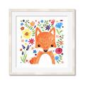 Picture of In the Garden Fox _GroupedProduct_Square_Mini_ _GroupedProduct_Square_Framed_Matted_