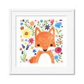 Picture of In the Garden Fox _GroupedProduct_Square_Mini_ _GroupedProduct_Square_Framed_Matted_
