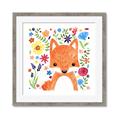 Picture of In the Garden Fox _GroupedProduct_Square_Mini_ _GroupedProduct_Square_Framed_Matted_
