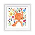 Picture of In the Garden Fox _GroupedProduct_Square_Mini_ _GroupedProduct_Square_Framed_Matted_