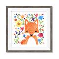 Picture of In the Garden Fox _GroupedProduct_Square_Mini_ _GroupedProduct_Square_Framed_Matted_