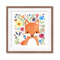 Picture of In the Garden Fox _GroupedProduct_Square_Mini_ _GroupedProduct_Square_Framed_Matted_