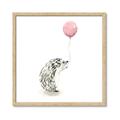 Picture of Hedgehog Balloons I _GroupedProduct_Square_Mini_ _GroupedProduct_Square_Framed_Matted_
