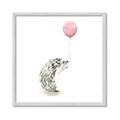 Picture of Hedgehog Balloons I _GroupedProduct_Square_Mini_ _GroupedProduct_Square_Framed_Matted_