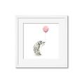 Picture of Hedgehog Balloons I _GroupedProduct_Square_Mini_ _GroupedProduct_Square_Framed_Matted_