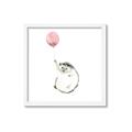 Picture of Hedgehog Balloons II _GroupedProduct_Square_Mini_ _GroupedProduct_Square_Framed_Matted_