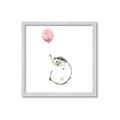 Picture of Hedgehog Balloons II _GroupedProduct_Square_Mini_ _GroupedProduct_Square_Framed_Matted_