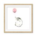 Picture of Hedgehog Balloons II _GroupedProduct_Square_Mini_ _GroupedProduct_Square_Framed_Matted_