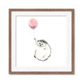 Picture of Hedgehog Balloons II _GroupedProduct_Square_Mini_ _GroupedProduct_Square_Framed_Matted_