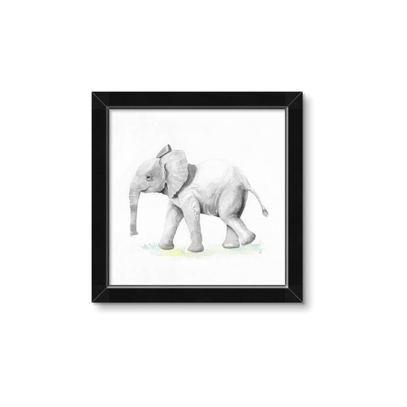 Picture of Jungle Elephant _GroupedProduct_Square_Mini_ _GroupedProduct_Square_Framed_Matted_