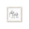 Picture of Jungle Elephant _GroupedProduct_Square_Mini_ _GroupedProduct_Square_Framed_Matted_