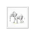 Picture of Jungle Elephant _GroupedProduct_Square_Mini_ _GroupedProduct_Square_Framed_Matted_