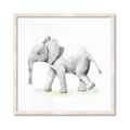 Picture of Jungle Elephant _GroupedProduct_Square_Mini_ _GroupedProduct_Square_Framed_Matted_