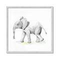Picture of Jungle Elephant _GroupedProduct_Square_Mini_ _GroupedProduct_Square_Framed_Matted_