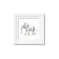 Picture of Jungle Elephant _GroupedProduct_Square_Mini_ _GroupedProduct_Square_Framed_Matted_