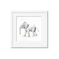 Picture of Jungle Elephant _GroupedProduct_Square_Mini_ _GroupedProduct_Square_Framed_Matted_