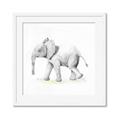 Picture of Jungle Elephant _GroupedProduct_Square_Mini_ _GroupedProduct_Square_Framed_Matted_