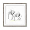 Picture of Jungle Elephant _GroupedProduct_Square_Mini_ _GroupedProduct_Square_Framed_Matted_
