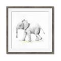 Picture of Jungle Elephant _GroupedProduct_Square_Mini_ _GroupedProduct_Square_Framed_Matted_