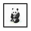 Picture of Jungle Panda _GroupedProduct_Square_Mini_ _GroupedProduct_Square_Framed_Matted_
