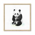 Picture of Jungle Panda _GroupedProduct_Square_Mini_ _GroupedProduct_Square_Framed_Matted_