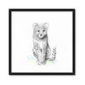 Picture of Jungle Cat _GroupedProduct_Square_Mini_ _GroupedProduct_Square_Framed_Matted_