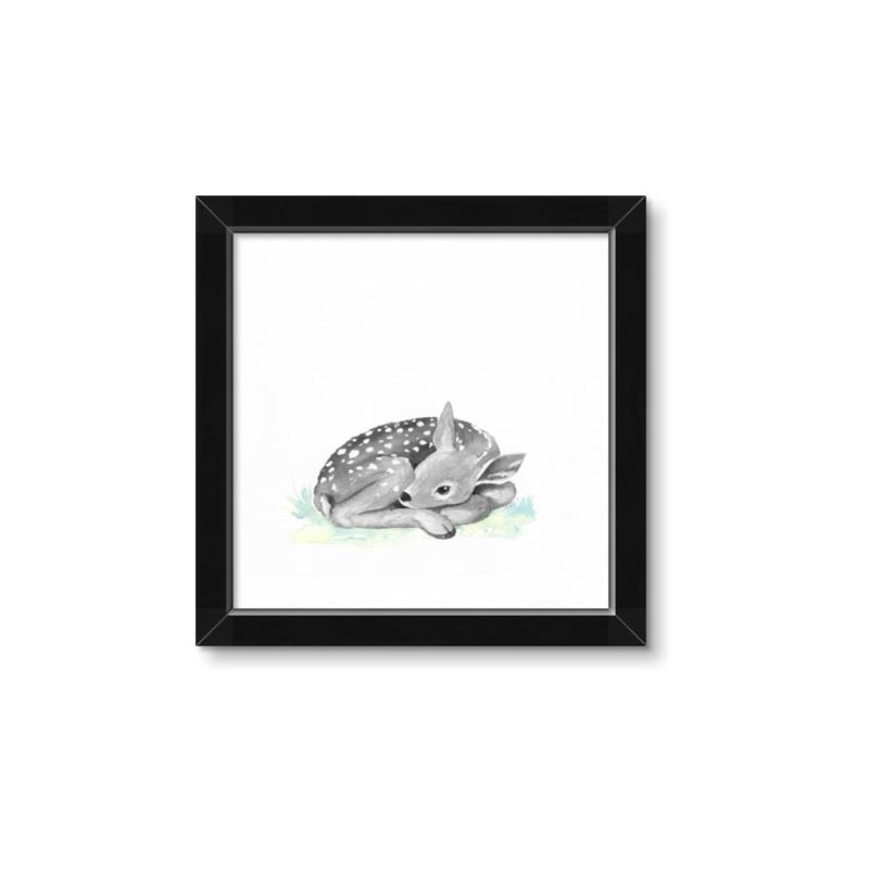 Picture of Jungle Doe _GroupedProduct_Square_Mini_ _GroupedProduct_Square_Framed_Matted_