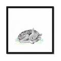Picture of Jungle Doe _GroupedProduct_Square_Mini_ _GroupedProduct_Square_Framed_Matted_