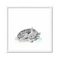 Picture of Jungle Doe _GroupedProduct_Square_Mini_ _GroupedProduct_Square_Framed_Matted_