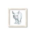 Picture of Tiny Rhino _GroupedProduct_Square_Mini_ _GroupedProduct_Square_Framed_Matted_