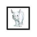 Picture of Tiny Rhino _GroupedProduct_Square_Mini_ _GroupedProduct_Square_Framed_Matted_