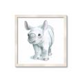 Picture of Tiny Rhino _GroupedProduct_Square_Mini_ _GroupedProduct_Square_Framed_Matted_