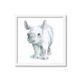 Picture of Tiny Rhino _GroupedProduct_Square_Mini_ _GroupedProduct_Square_Framed_Matted_