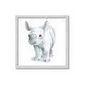 Picture of Tiny Rhino _GroupedProduct_Square_Mini_ _GroupedProduct_Square_Framed_Matted_