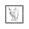 Picture of Tiny Rhino _GroupedProduct_Square_Mini_ _GroupedProduct_Square_Framed_Matted_