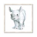 Picture of Tiny Rhino _GroupedProduct_Square_Mini_ _GroupedProduct_Square_Framed_Matted_