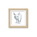 Picture of Tiny Rhino _GroupedProduct_Square_Mini_ _GroupedProduct_Square_Framed_Matted_
