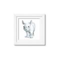 Picture of Tiny Rhino _GroupedProduct_Square_Mini_ _GroupedProduct_Square_Framed_Matted_