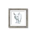 Picture of Tiny Rhino _GroupedProduct_Square_Mini_ _GroupedProduct_Square_Framed_Matted_