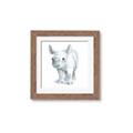 Picture of Tiny Rhino _GroupedProduct_Square_Mini_ _GroupedProduct_Square_Framed_Matted_