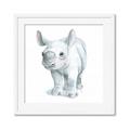 Picture of Tiny Rhino _GroupedProduct_Square_Mini_ _GroupedProduct_Square_Framed_Matted_