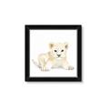 Picture of Tiny Lion _GroupedProduct_Square_Mini_ _GroupedProduct_Square_Framed_Matted_