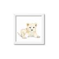 Picture of Tiny Lion _GroupedProduct_Square_Mini_ _GroupedProduct_Square_Framed_Matted_