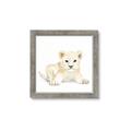 Picture of Tiny Lion _GroupedProduct_Square_Mini_ _GroupedProduct_Square_Framed_Matted_