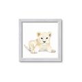 Picture of Tiny Lion _GroupedProduct_Square_Mini_ _GroupedProduct_Square_Framed_Matted_
