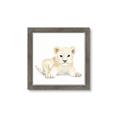 Picture of Tiny Lion _GroupedProduct_Square_Mini_ _GroupedProduct_Square_Framed_Matted_